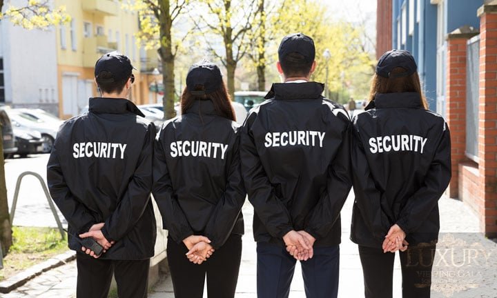 What is expected of Security Team - Luxury Gala