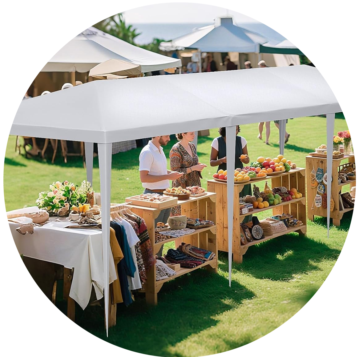 Christmas Market Vendor Booth