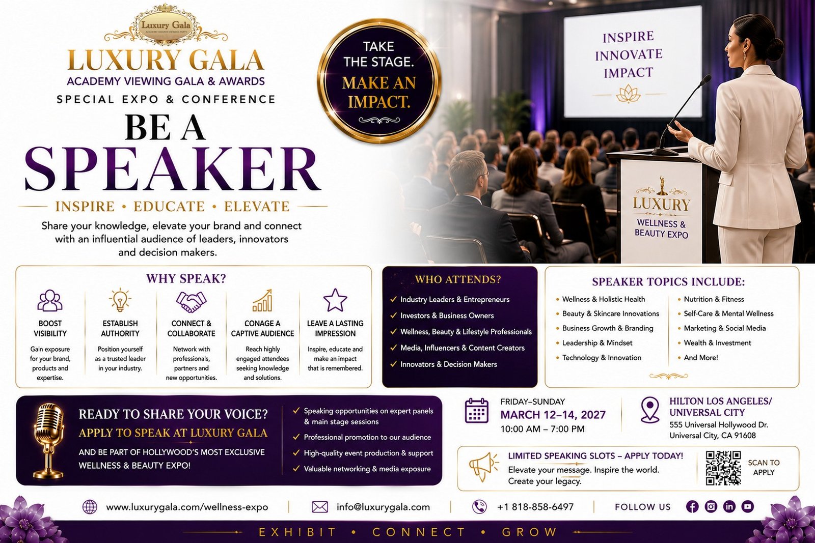 Speaking Opportunity